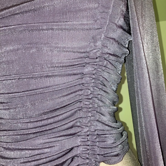 3 for. $15 SALE Free People ruched body suit top shirt renaissance boho XS small - Picture 9 of 11